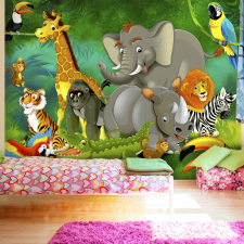 Artgeist Fotótapéta - Colourful Safari 200x140 tapéta, díszléc és más dekoráció