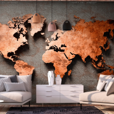 Artgeist Fotótapéta - Copper Map 350x245 tapéta, díszléc és más dekoráció