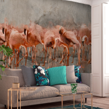 Artgeist Fotótapéta - Flamingo Lake 150x105 grafika, keretezett kép