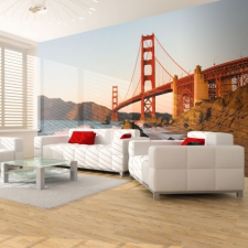 Artgeist Fotótapéta - Golden Gate Bridge - sunset, San Francisco tapéta, díszléc és más dekoráció