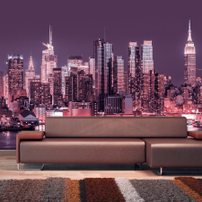 Artgeist Fotótapéta - NYC: Purple Nights 300x210 tapéta, díszléc és más dekoráció