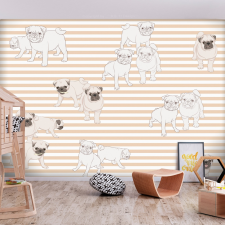 Artgeist Fotótapéta - Playful Dogs 450x315 tapéta, díszléc és más dekoráció