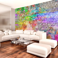 Artgeist Fotótapéta - Rainbow Wall tapéta, díszléc és más dekoráció