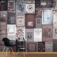 Artgeist Fotótapéta - Retro Style: Books 400x280 tapéta, díszléc és más dekoráció