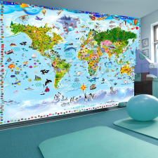 Artgeist Fotótapéta - World Map for Kids térkép