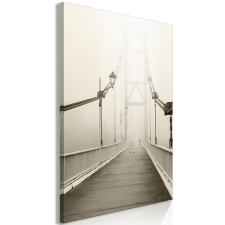 Artgeist Kép - Bridge in the Fog (1 Part) Vertical 40x60 grafika, keretezett kép