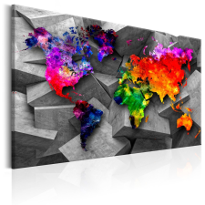 Artgeist Kép - Cubic World térkép