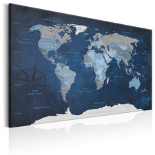 Artgeist Kép - Dark Blue World térkép