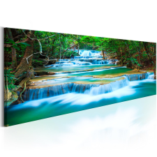 Artgeist Kép - Sapphire Waterfalls grafika, keretezett kép