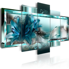 Artgeist Kép - Sky Blue Lilies grafika, keretezett kép