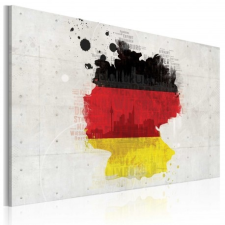 Artgeist Kép - Térkép Németország grafika, keretezett kép