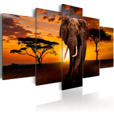 Artgeist Kép - The Savannah King grafika, keretezett kép