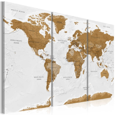 Artgeist Kép - World Map: White Poetry térkép