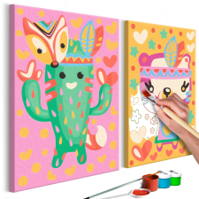 Artgeist Kifestő - Cactus & Bear térkép