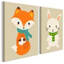 Artgeist Kifestő - Fox &amp; Bunny térkép