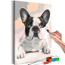 Artgeist Kifestő - French Bulldog térkép