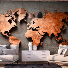 Artgeist Öntapadó fotótapéta - Copper Map 392x280 tapéta, díszléc és más dekoráció