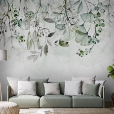 Artgeist Öntapadó fotótapéta - Foggy Nature - Green 98x70 tapéta, díszléc és más dekoráció