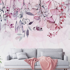 Artgeist Öntapadó fotótapéta - Foggy Nature - Pink 294x210 tapéta, díszléc és más dekoráció