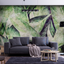 Artgeist Öntapadó fotótapéta - Industrial Leaves 196x140 tapéta, díszléc és más dekoráció