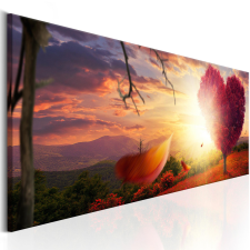 Artgeist Vászonkép - Autumnal Heart 120x40 grafika, keretezett kép