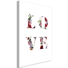 Artgeist Vászonkép - Love in Flowers (1 Part) Vertical 80x120 grafika, keretezett kép