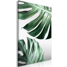 Artgeist Vászonkép - Monstera Leaves (1 Part) Vertical 80x120 grafika, keretezett kép