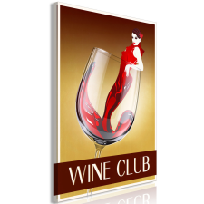 Artgeist Vászonkép - Wine Club (1 Part) Vertical 60x90 grafika, keretezett kép