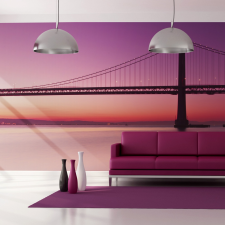 Artgeist XXL Fotótapéta - bay - San Francisco grafika, keretezett kép