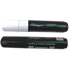 Artmagico akril filctoll Jumbo 15 mm, 2 darab, fekete, fehér filctoll, marker