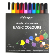 Artmagico akril filctollak finom hegy - alap - 10 darab filctoll, marker