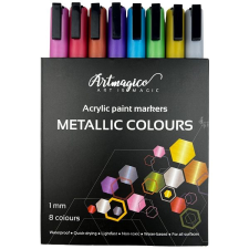 Artmagico Akrylový fix s jemným hrotem metalické filctoll, marker