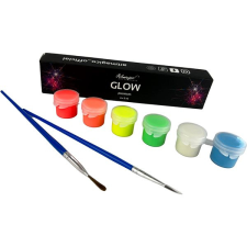 Artmagico Világító festék készlet, neon árnyalatok, 6×5 ml akrilfesték