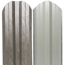 ÁRVAI KERÍTÉS Lemez fém kerítésléc QUARTZ 0,4mm (Kialakítás: Ívelt végű, Hosszúság: 110cm) kerti bútor