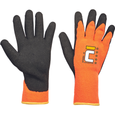  ARVENSIS kesztyű, latex narancs 10