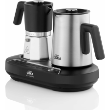 Arzum OK0027 Okka Automata Kettős kotyogós Kávéfőző 1350 Watt - Ezüst (OK0027) kávéfőző