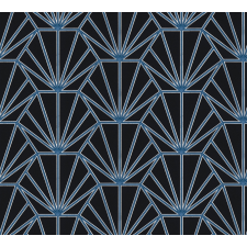  As-Creation Daniel Hechter 6, 37528-2 Geometrikus grafikus díszítőminta Hálózatminta gyüjtőpontokkal fekete kék ezüst fehér tapéta tapéta, díszléc és más dekoráció