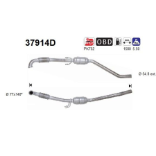 AS katalizátor AS 37914D autóalkatrész