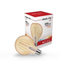  Asalite LED Izzó G95 filament E27 7W 2000K (650 lumen) izzó