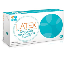 ASAP Púderes latex kesztyű 100 db M takarító és háztartási eszköz