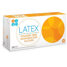 ASAP Púdermentes latex kesztyű, M, 100 db takarító és háztartási eszköz