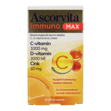  ASCORVITA IMMUNO MAX C-D TABLETTA 60DB gyógyhatású készítmény