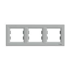  ASFORA Hármas keret, vízszintes, alumínium ( Schneider Electric EPH5800361 ) villanyszerelés