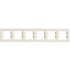  ASFORA Hatos keret, vízszintes, bézs ( Schneider Electric EPH5800623 )