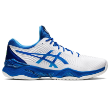 Asics Court FF Novak  fehér/kék Clay teniszcipő tenisz felszerelés