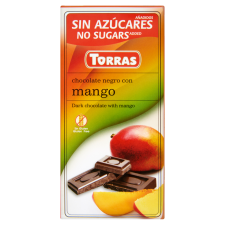 Asix Kft. Torras cukor és gluténmentes mangós étcsokoládé 75g gluténmentes termék