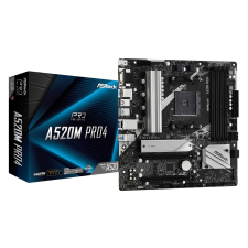 Asrock A520M PRO4 (90-MXBDU0-A0UAYZ) alaplap
