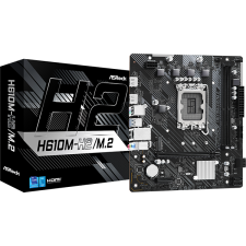 Asrock alaplap s1700 h610m-h2/m.2 intel h610, matx alaplap