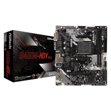 Asrock B450M-HDV R4.0 AMD B450 SocketAM4 mATX alaplap alaplap