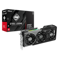 Asrock RX9070XT - Steel Legend Dark 16GB - RX9070XT SLD 16G videókártya